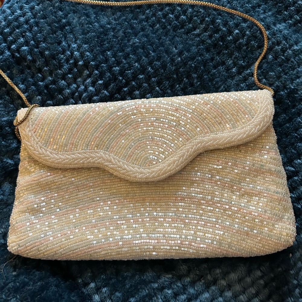 Elegant Beaded Evening Clutch